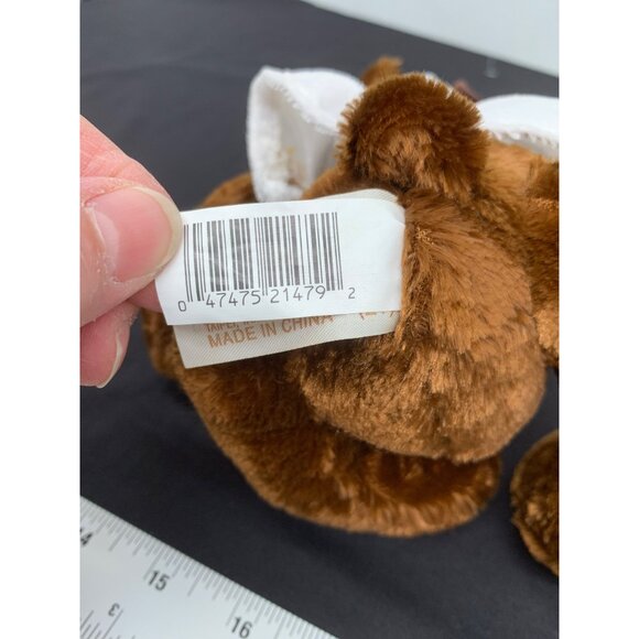 Dan Dee Collector's Choice Harvest Brown Bear Plush Pilgrim Thanksgiving Pumpkin - Picture 7 of 8